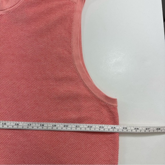 NWT Tommy Bahama Island Zone Men’s Full Zip Vest Sweater XLT Coral Peach Pocket - Picture 5 of 8